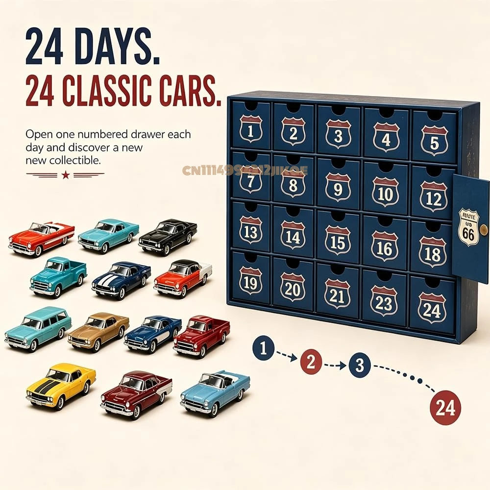 Classic American Cars Advent Calendar