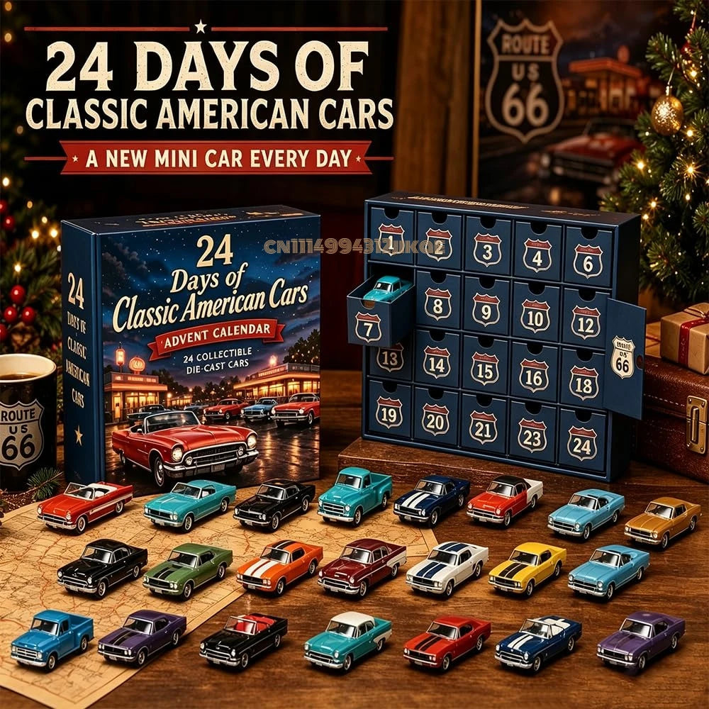Classic American Cars Advent Calendar