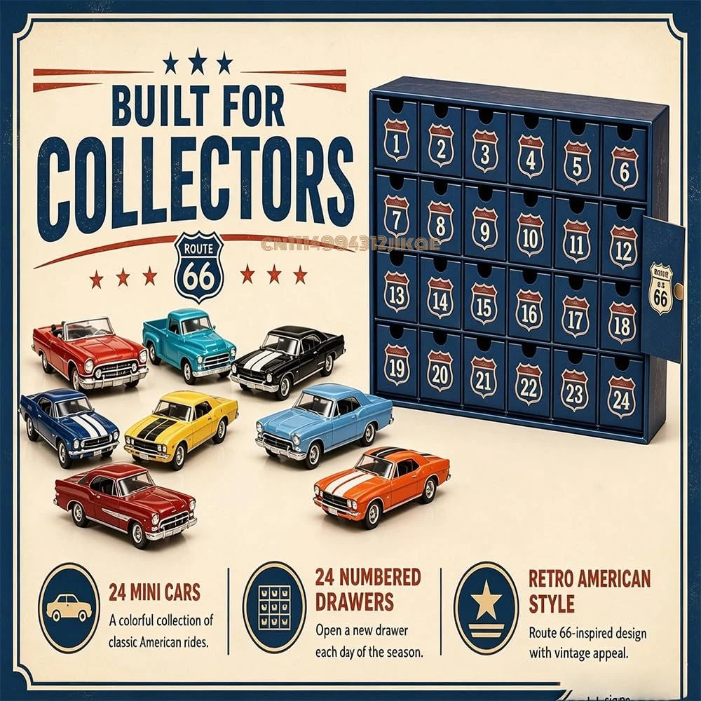 Classic American Cars Advent Calendar