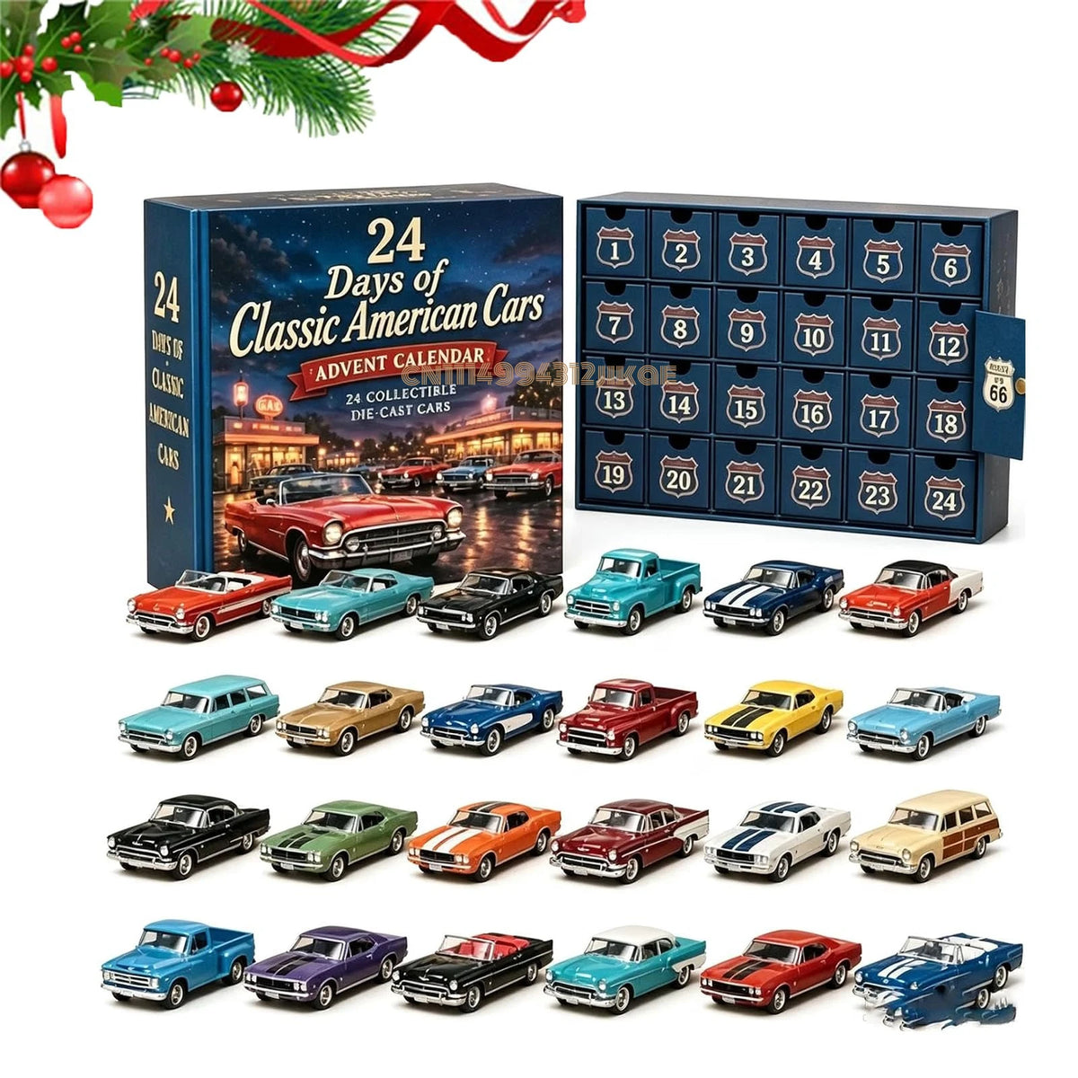 Classic American Cars Advent Calendar