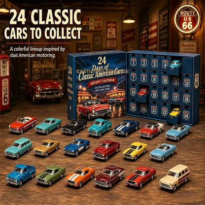 Classic American Cars Advent Calendar