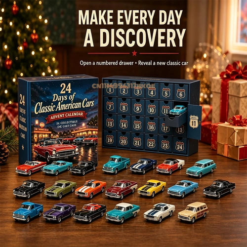 Classic American Cars Advent Calendar