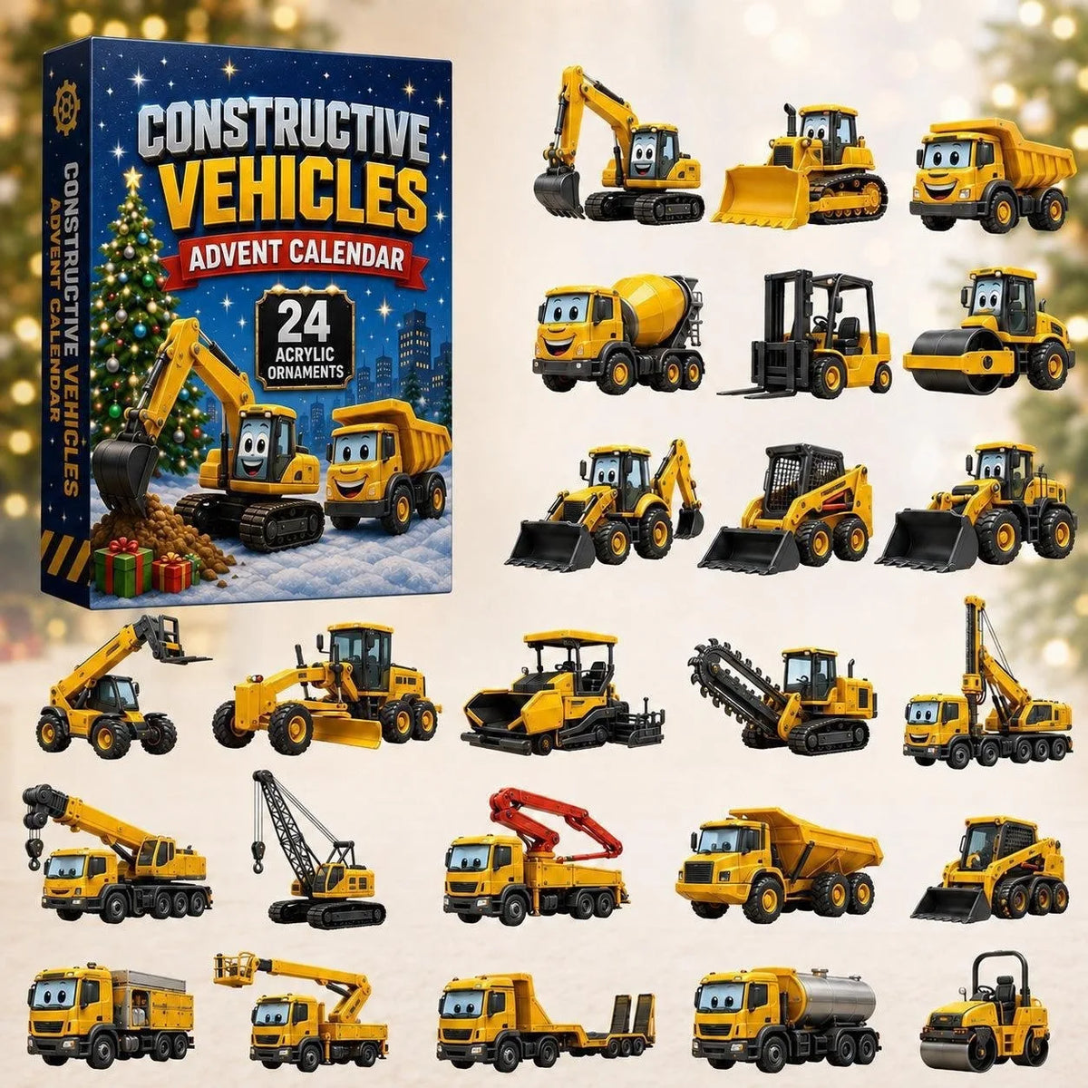 Classic American Cars Advent Calendar