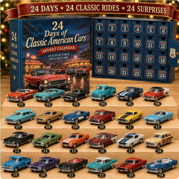 Classic American Cars Advent Calendar