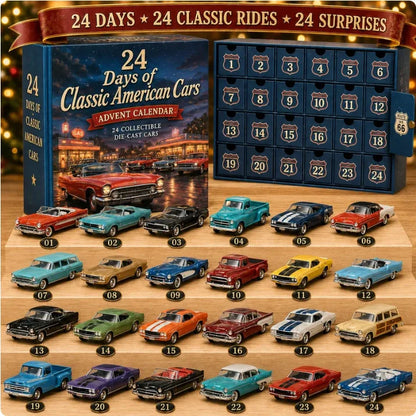Classic American Cars Advent Calendar