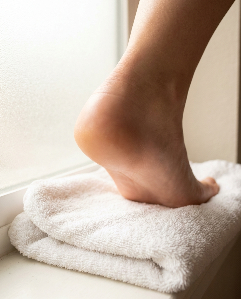 Smooth soft heel after using HeelBliss Pro