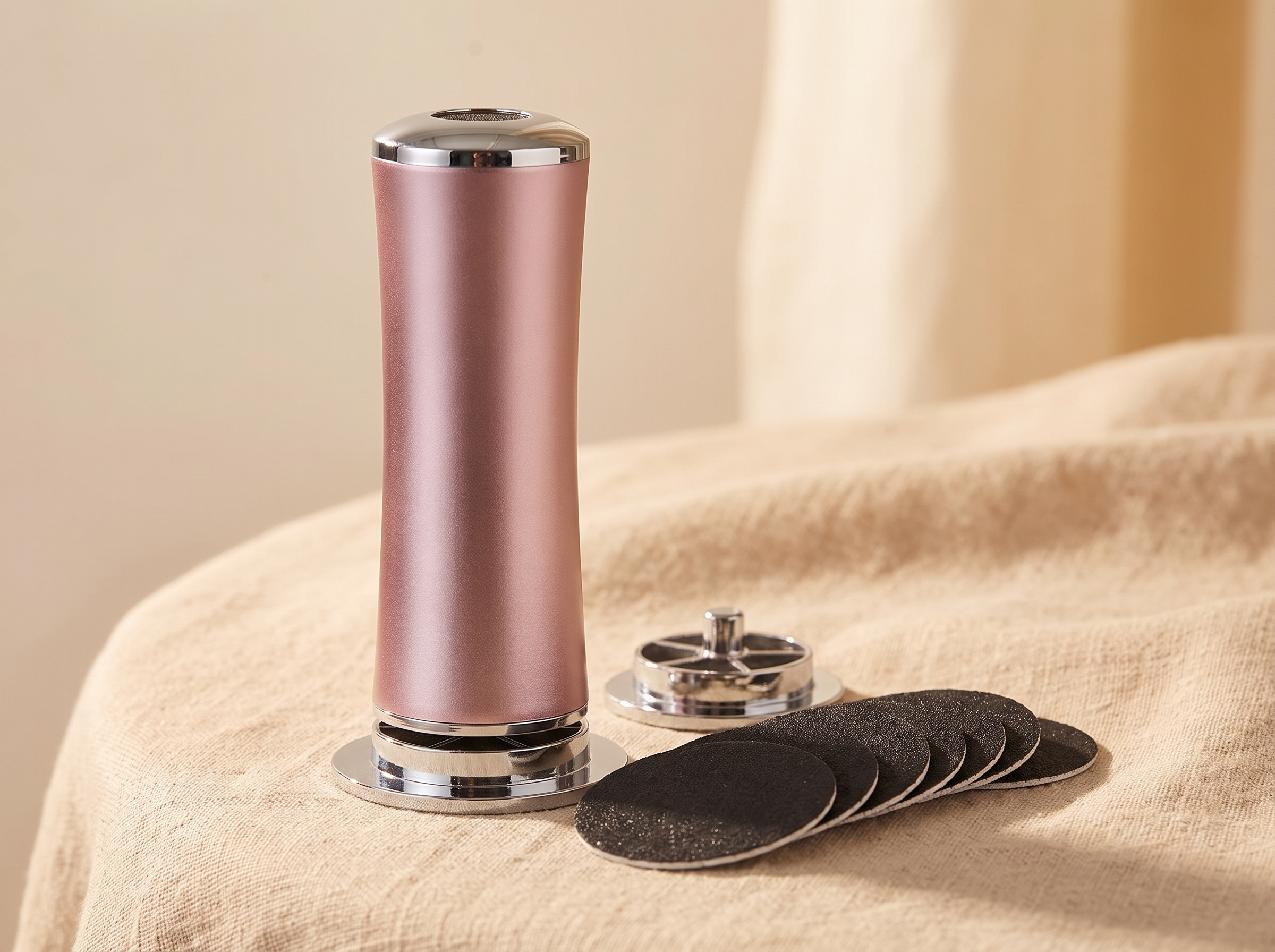 VelvetHeel Pro with interchangeable sanding heads